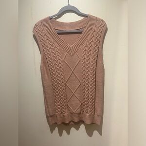 Oversized Sweater Vest